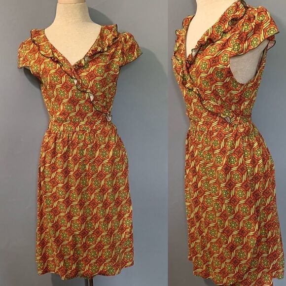Wrap Dress Matilda Jane Womens Size Small Rayon Cheerio - Picture 1 of 11